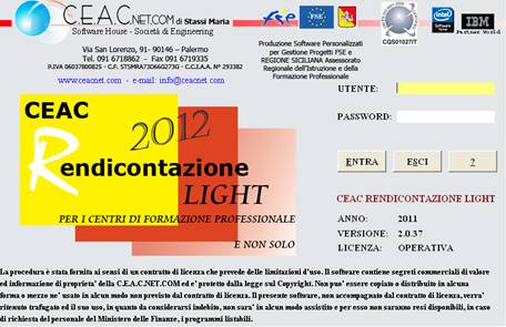 CEAC - Nuovo Software applicativo